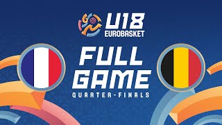 QuarterFinals France v Belgium  Full Basketball Game  FIBA U18 Womens EuroBasket 2024 [upl. by Sturges]