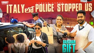 Italy లో Police ఆపేసారు😨ఎందుకుDarshan Gifted me a Bag😍Shopping in RomeDay2amp3 in RomeJuhith [upl. by Skipton]