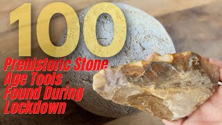 100 Prehistoric Treasure Hunting Finds  Stone Age Tools  Found In England [upl. by Enrobso913]