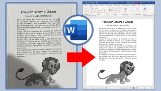 Como Convertir una Imagen a Texto Editable en WORD [upl. by Roldan]