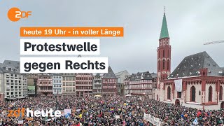 heute 1900 Uhr 200124 Demos gegen rechts Parteigründung WerteUnion Kulturhauptstadt english [upl. by Peonir]