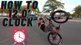 How To Do A quot12 OClockquot While Wheeling A Bike [upl. by Ytisahcal923]