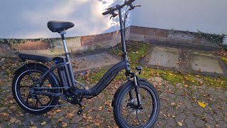 Hitway BK6S Folding Electric Fat Bike Color Silver Ultra HD Video [upl. by Trik]