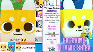 hatching titanic Shiba in ps99 [upl. by Eisnyl237]