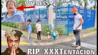 VISITING WHERE XXXTENTACION PASSED AWAY witness [upl. by Yelsew]