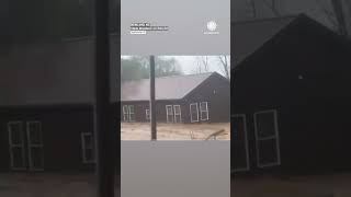 Man Record His Home Washing Away in NC Floods [upl. by Foskett]