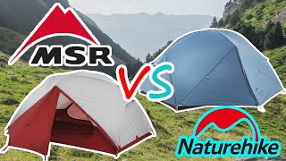 Naturehike Mongar 2 ALTERNATIVE to MSR Elixir 2 Tent Which one is better [upl. by Moersch]