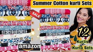 💖Amazon Summer Cotton KurtisCordSet Haul 🥰Starts Rs599 💖Amazon kurti Sets haul 😍Amazon Sale haul [upl. by Proudfoot322]