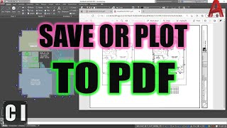 AutoCAD How to Save or Print As PDF  Quickly amp Easily  2 Minute Tuesday [upl. by Tergram771]