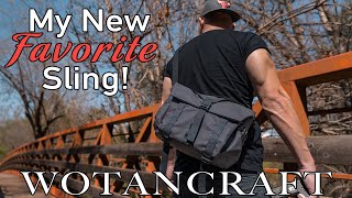 BEST Camera Sling Bag Better Than Peak Design WOTANCRAFT Pilot Sling 7L amp 35L Review [upl. by Flavian192]