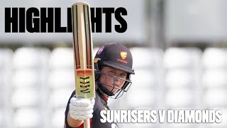 Grace Scrivens HalfCentury guides Sunrisers to victory  Sunrisers V Diamonds Highlights [upl. by Mccowyn]