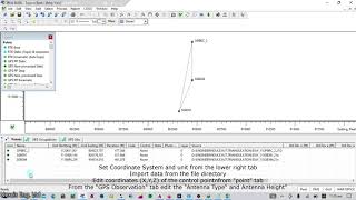 Topcon Tools Tutorial PostProcessing Static GPS RINEX Data [upl. by Malena]