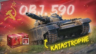 Vollkatastrophe Obj 590 World of Tanks [upl. by Whetstone]