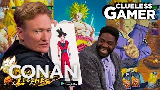 Clueless Gamer quotDragon Ball Legendsquot With Ron Funches  CONAN on TBS [upl. by Tnilk]