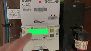 How to get a electricity meter reading on a Landis GYR E470 [upl. by Gavra]