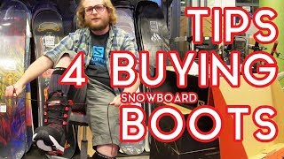 Vlog 55 Tips For Buying Snowboard Boots [upl. by Hyacinthie]