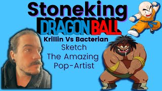 Dragon Ball Z Krillin Vs Bacterian Timelapse Drawing Sketch Stoneking Next Time On Dragon Ball [upl. by Fiske]