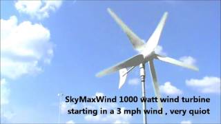 SkyMAX™ Wind Turbine 1000 watt turbine [upl. by Parrisch]