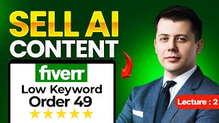 Crack the Fiverr Algorithm with AI Content Keyword Research — Lecture 2 [upl. by Tallia]