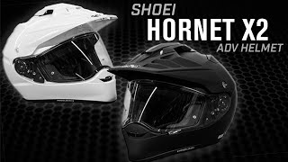 Shoei Hornet X2 Adventure Motorcycle Helmet [upl. by Vinny]