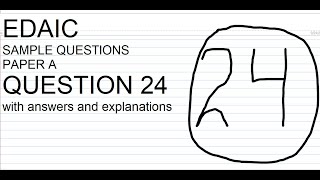 EDAIC Paper A Question Q 24 [upl. by Asseralc943]