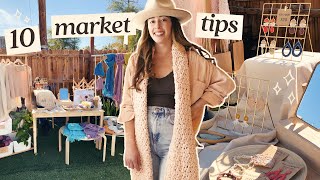 Tips for Your First Craft Fair  Flea Market Selling [upl. by Llirred]