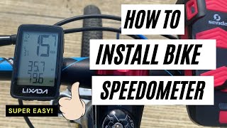 How to Install Lixada Bike Speedometer Paano mag Install ng Bike Speedometer [upl. by Lanza]