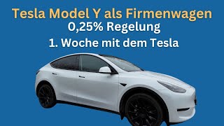 Achtung 025 Regelung bei EAutos hat eine Grenze die 1 Woche im Tesla als Firmenwagen [upl. by Pillihp]