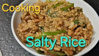 Cooking Salty Rice momsheetvblog [upl. by Amena]