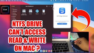 How to Fix Drive NTFS Not Detected On MacOS Big Sur M1 [upl. by Alidia625]