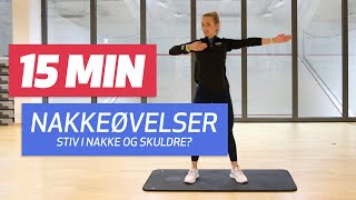 Nakke og skulderøvelser med 3TKlinikken [upl. by Jorge]