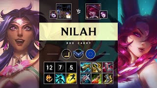 Nilah ADC vs Xayah Unstoppable  EUW Diamond Patch 1422 [upl. by Lukasz]