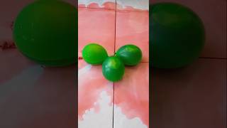 water balloonsgreen and red water balloonsviral balloonsshorts [upl. by Atiraj]