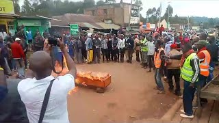 Peaceful demo in Kisii turns chaotic amid demands for MP Osoros arrest [upl. by Yednil]