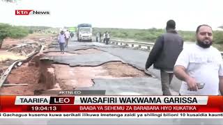 Wasafiri wakwama kwenye barabara kuu ya Garissa Nairobi kwa masaa 8 [upl. by Anonyw627]