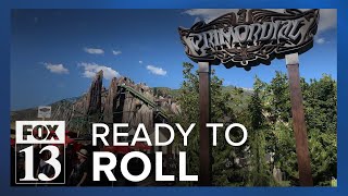 Lagoon goes Primordial with new oneofakind roller coaster [upl. by Ennoryt]