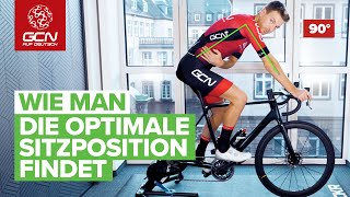 Wie man den Sattel beim Rennrad richtig einstellt Bikefitting  Finde die richtige Sitzposition [upl. by Brittaney]