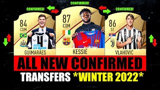 ALL NEW CONFIRMED TRANSFERS NEWS 2022 ✅😱 ft Bruno Kessie Vlahovic… etc [upl. by Oilicec]