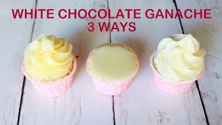 How to make White Chocolate Ganache [upl. by Adnilav]