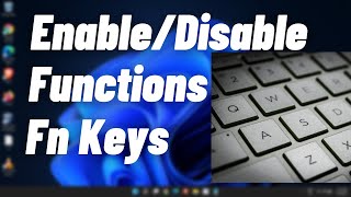 How to Enable or Disable Function Fn Keys in Windows 1110  Fix Functions Keys Not Working [upl. by Wolsky]