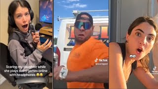 SCARE CAM Priceless Reactions😂240  Impossible Not To Laugh🤣🤣TikTok Honors [upl. by Notsag683]