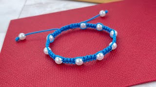 how to make friendship bracelets with alphabet beads ✨ [upl. by Patti]