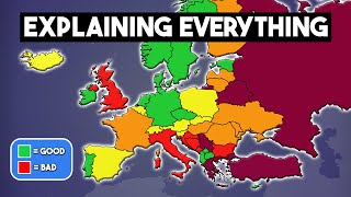 The EUROPE Explained in 30 Maps even for Europeans [upl. by Ellenrahs]