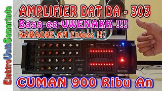 AMPLIFIER DAT DA 303  REVIEW DAN PENJUALAN [upl. by Nimesay295]