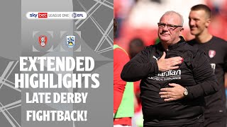 LATE DERBY FIGHTBACK  Rotherham United v Huddersfield Town extended highlights [upl. by Trebleht]