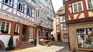 4K Day 1 Mosbach  Germany Medieval Village Alps road trip [upl. by Meerek]