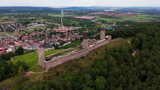 Zamek Królewski  Chęciny  cinematic drone footage  Dji Drone Footage  4K [upl. by Jarlen399]