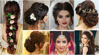 7 WEDDING HAIRSTYLES  EASY HAIRSTYLES  BRIDAL HAIRSTYLE TUTORIAL [upl. by Heron]