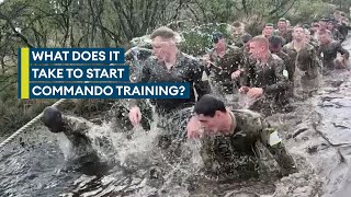 Tough threeday course BEFORE starting Royal Marine Commando training [upl. by Aerdnuahs]