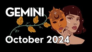 Gemini October 2024 Monthly Tarot Reading [upl. by Elletnwahs]